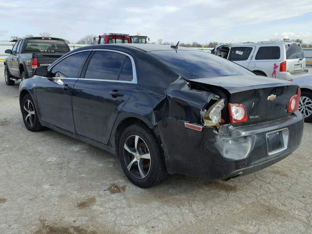 1G1ZG57B88F214193 - 2008 CHEVROLET MALIBU LS BLACK photo 3