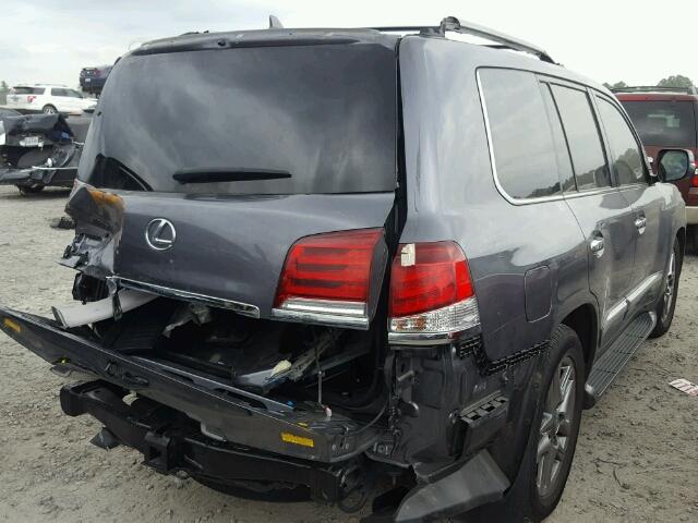 JTJHY7AX9E4159824 - 2014 LEXUS LX 570 GRAY photo 4