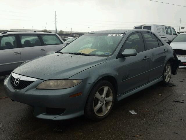 1YVFP80C945N44840 - 2004 MAZDA 6 I GREEN photo 2