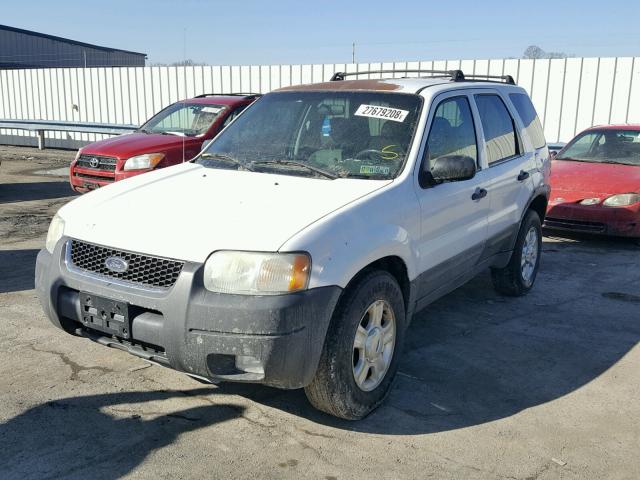 1FMYU93153KC36731 - 2003 FORD ESCAPE XLT WHITE photo 2