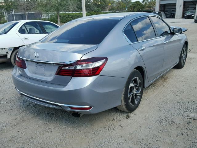 1HGCR2F31GA231575 - 2016 HONDA ACCORD LX SILVER photo 4