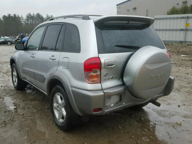 JTEHH20V316006887 - 2001 TOYOTA RAV4 SILVER photo 3