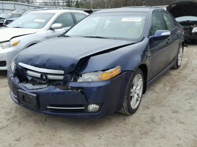 19UUA66227A010108 - 2007 ACURA TL BLUE photo 2