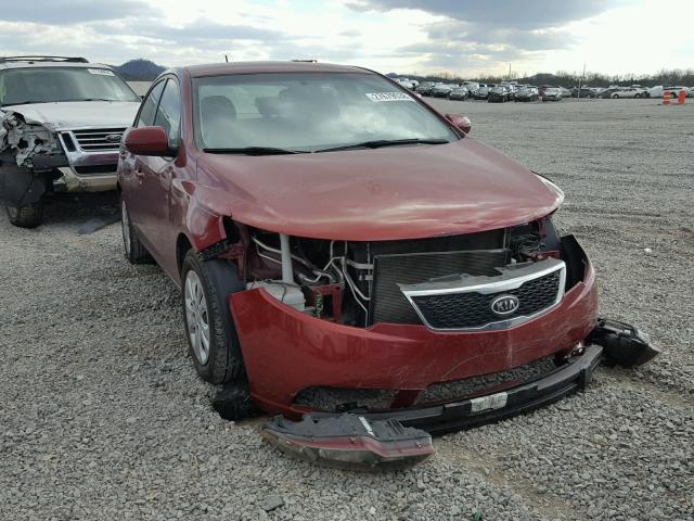 KNAFU4A23B5381044 - 2011 KIA FORTE EX RED photo 1