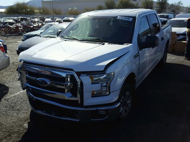 1FTEW1CG6FKD11576 - 2015 FORD F150 SUPER WHITE photo 2