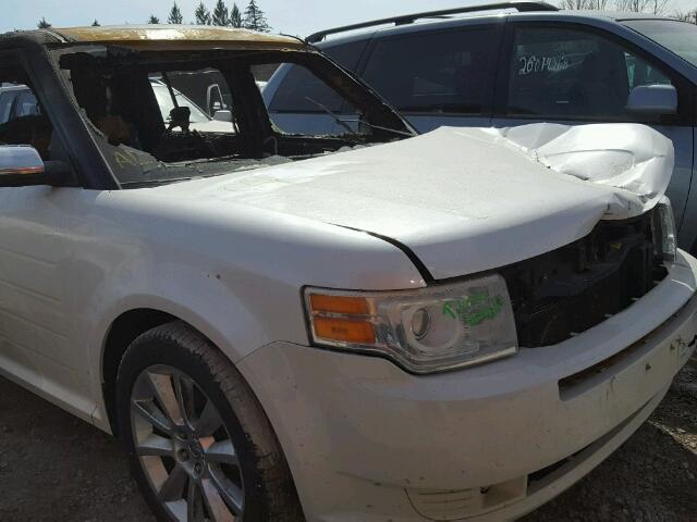 2FMHK6DC5ABA23242 - 2010 FORD FLEX LIMIT WHITE photo 1