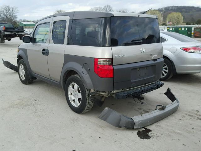 5J6YH28614L015184 - 2004 HONDA ELEMENT EX TAN photo 3