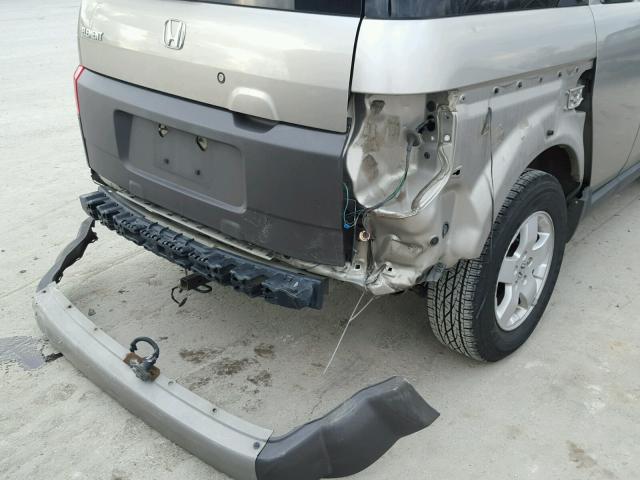 5J6YH28614L015184 - 2004 HONDA ELEMENT EX TAN photo 9