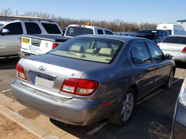 JNKDA31A43T100269 - 2003 INFINITI I35 GRAY photo 4