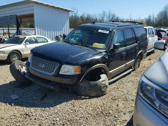 1FMFU17L63LA82139 - 2003 FORD EXPEDITION BLACK photo 2