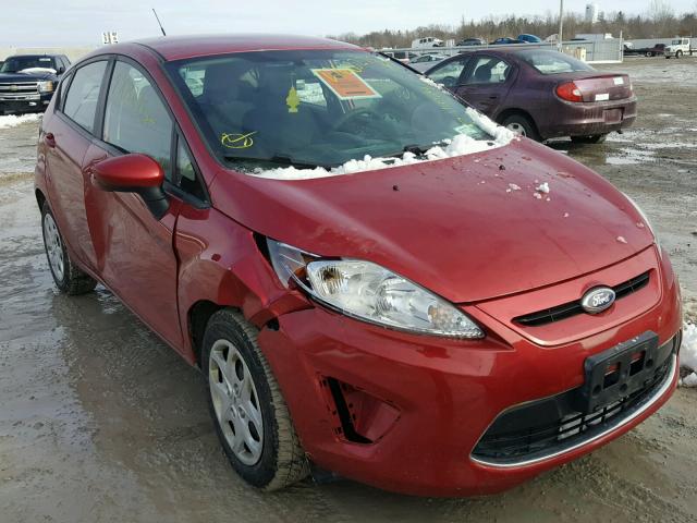 3FADP4EJ1BM153806 - 2011 FORD FIESTA SE RED photo 1