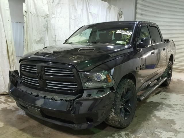 1C6RR7MT0FS787238 - 2015 RAM 1500 SPORT BLACK photo 2