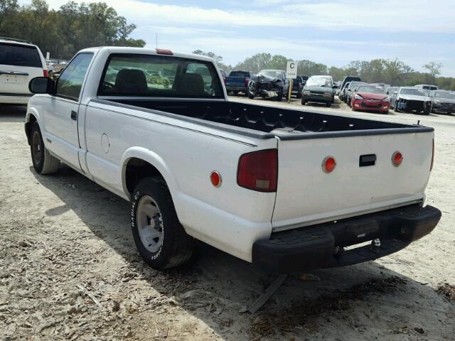 1GCCS14W3Y8133277 - 2000 CHEVROLET S TRUCK S1 WHITE photo 3