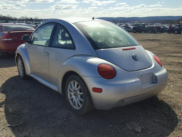 3VWCF21C3YM433303 - 2000 VOLKSWAGEN NEW BEETLE ვერცხლისფერი ფოტო 3
