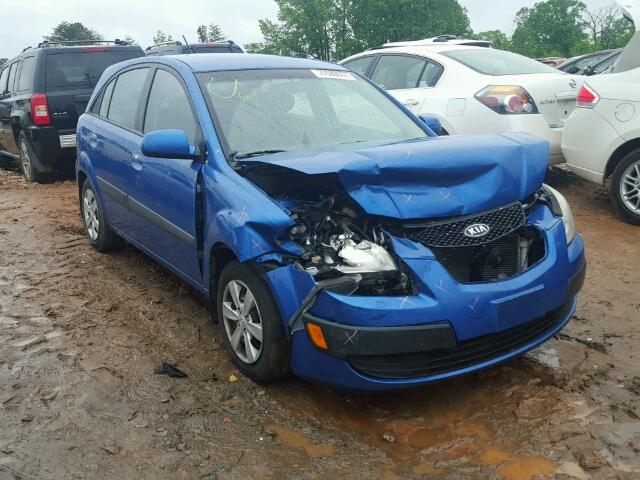 KNADE163186322615 - 2008 KIA RIO 5 SX BLUE photo 1