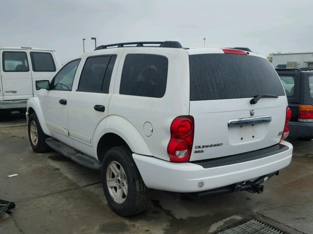 1D4HB48D94F223431 - 2004 DODGE DURANGO SL WHITE photo 3