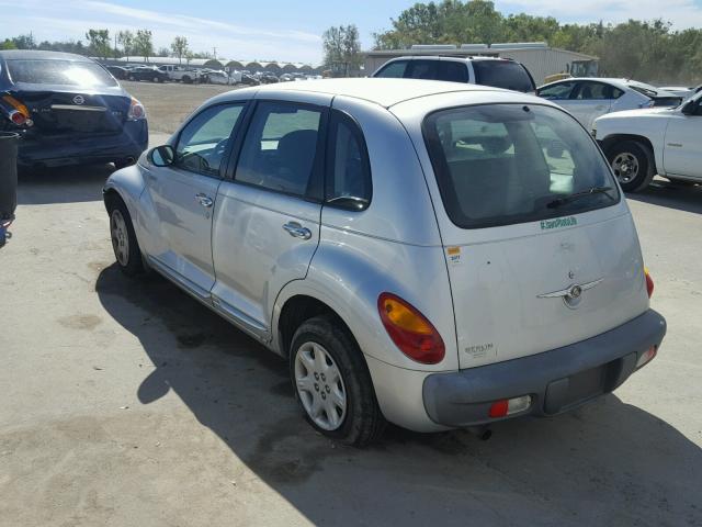 3C4FY48B52T345241 - 2002 CHRYSLER PT CRUISER SILVER photo 3