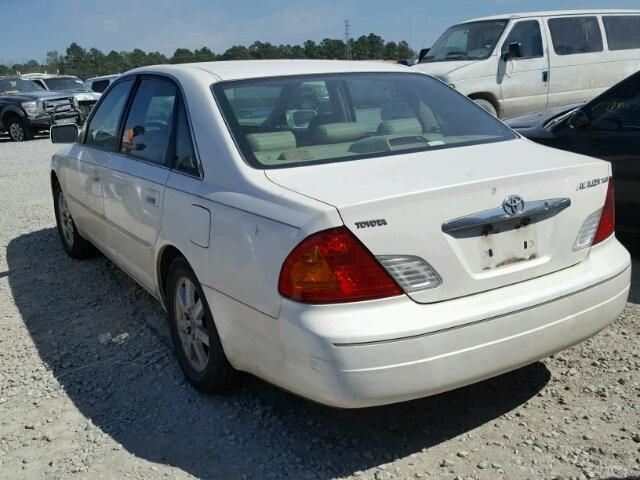 4T1BF28B51U159367 - 2001 TOYOTA AVALON XL WHITE photo 3