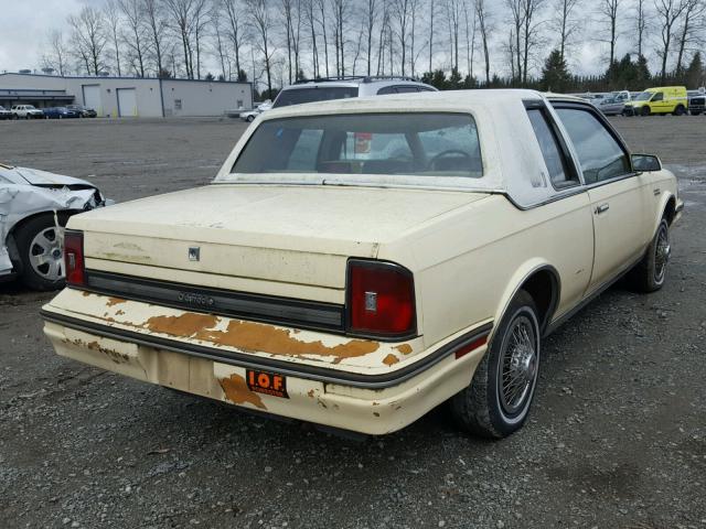 1G3AM27X5GD392550 - 1986 OLDSMOBILE CUTLASS CI WHITE photo 4