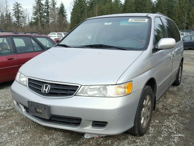 5FNRL18083B049834 - 2003 HONDA ODYSSEY EX SILVER photo 2