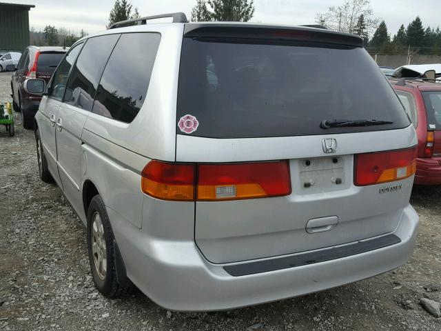 5FNRL18083B049834 - 2003 HONDA ODYSSEY EX SILVER photo 3