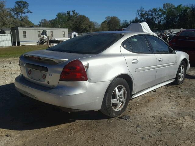 2G2WP522441150936 - 2004 PONTIAC GRAND PRIX SILVER photo 4