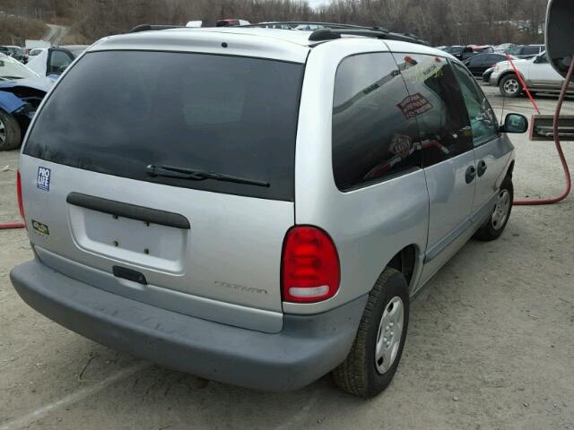 2B4FP25B0YR812067 - 2000 DODGE CARAVAN SILVER photo 4