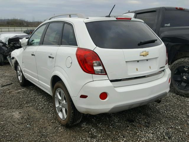 3GNAL3EK7ES630175 - 2014 CHEVROLET CAPTIVA LT WHITE photo 3