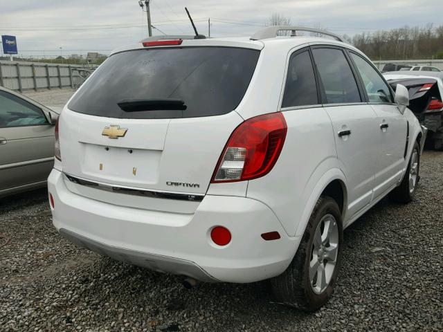 3GNAL3EK7ES630175 - 2014 CHEVROLET CAPTIVA LT WHITE photo 4