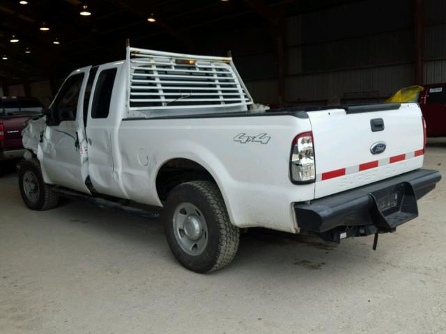 1FTSX21538EC19205 - 2008 FORD F250 SUPER WHITE photo 3