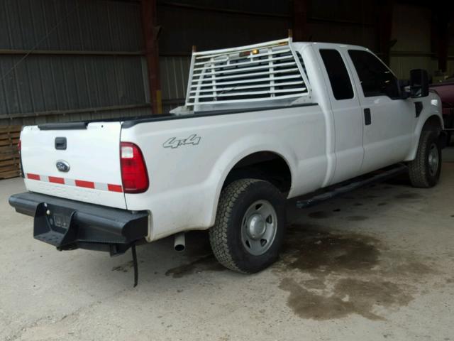 1FTSX21538EC19205 - 2008 FORD F250 SUPER WHITE photo 4