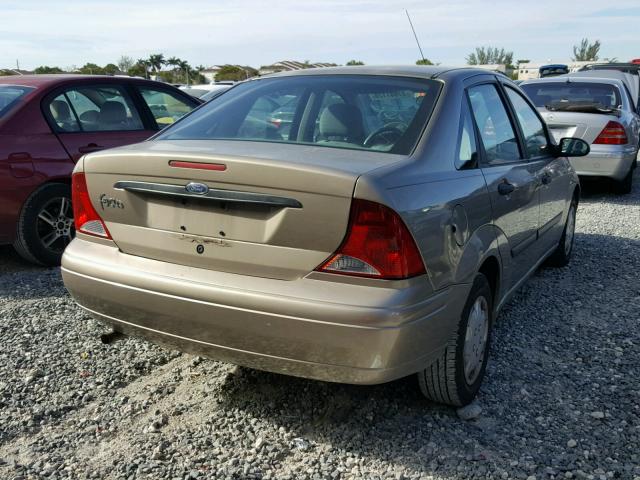 1FAFP33P23W339740 - 2003 FORD FOCUS LX GOLD photo 4