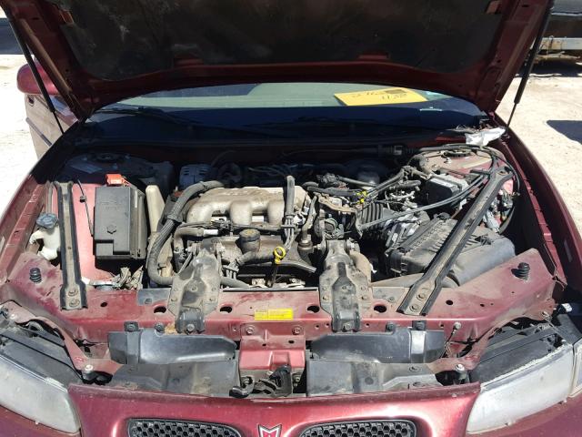 1G2WK52J6YF309430 - 2000 PONTIAC GRAND PRIX MAROON photo 7