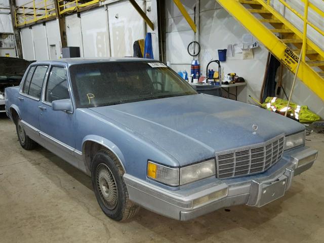 1G6CD53B5N4322227 - 1992 CADILLAC DEVILLE BLUE photo 1