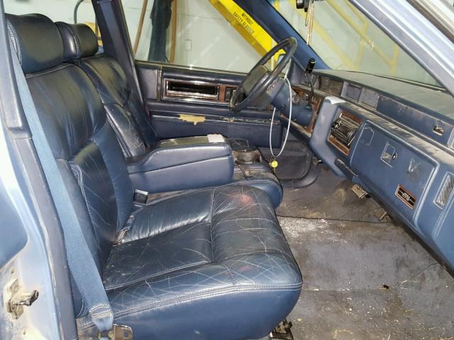 1G6CD53B5N4322227 - 1992 CADILLAC DEVILLE BLUE photo 5