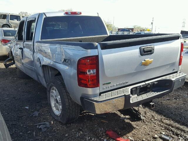 1GCPKSE71CF142109 - 2012 CHEVROLET SILVERADO SILVER photo 3