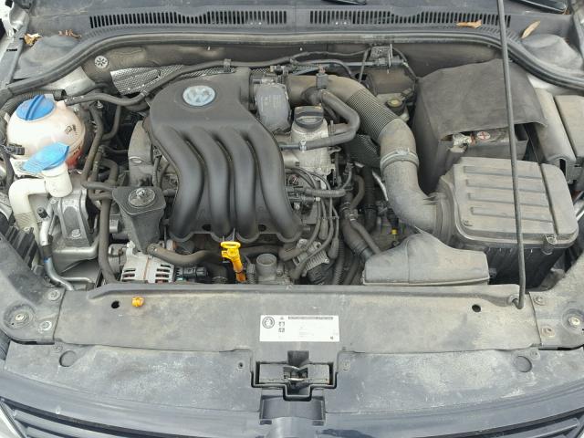 3VW2K7AJ2BM386923 - 2011 VOLKSWAGEN JETTA BASE ვერცხლისფერი ფოტო 7