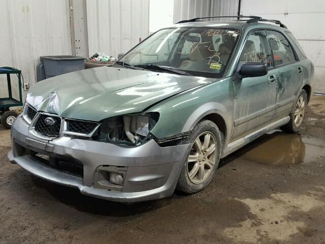 JF1GG63697H813609 - 2007 SUBARU IMPREZA OU GREEN photo 2