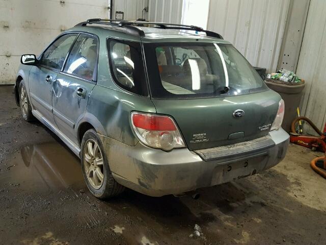 JF1GG63697H813609 - 2007 SUBARU IMPREZA OU GREEN photo 3