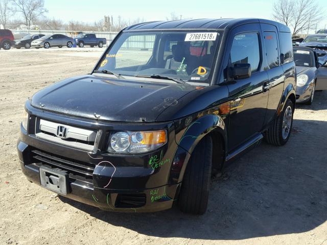 5J6YH189X8L006039 - 2008 HONDA ELEMENT SC BLACK photo 2