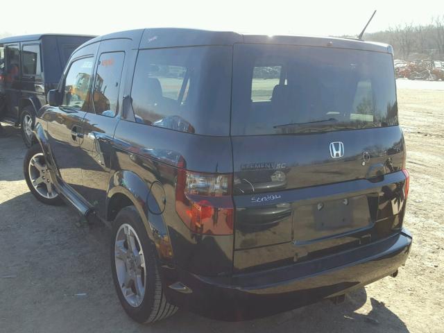 5J6YH189X8L006039 - 2008 HONDA ELEMENT SC BLACK photo 3