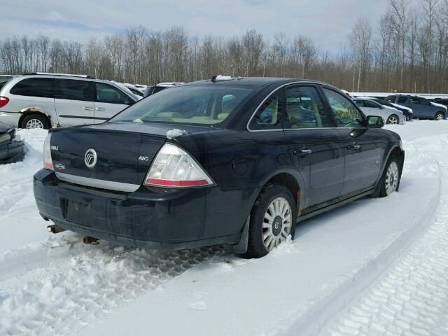 1MEHM41W78G616734 - 2008 MERCURY SABLE LUXU BLACK photo 4