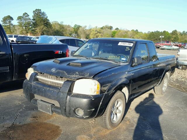 1N6DD26T34C453713 - 2004 NISSAN FRONTIER K BLACK photo 2