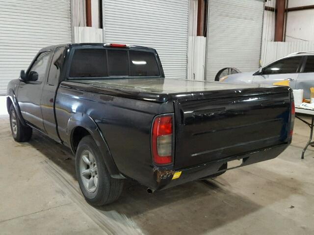 1N6DD26T34C453713 - 2004 NISSAN FRONTIER K BLACK photo 3