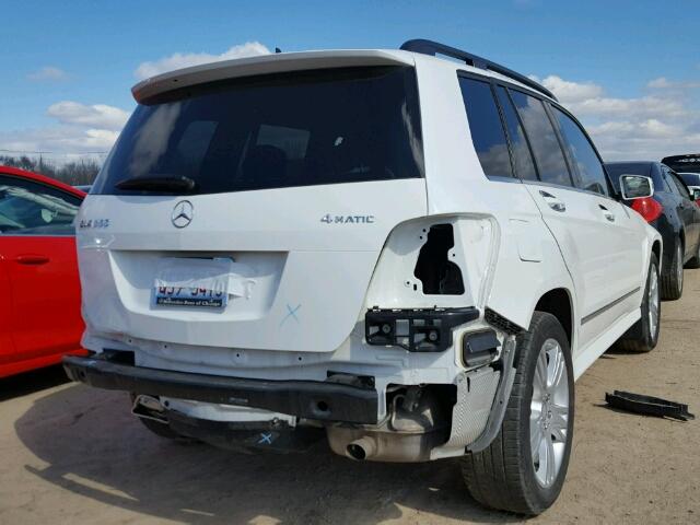 WDCGG8JB9EG204085 - 2014 MERCEDES-BENZ GLK 350 4M WHITE photo 4