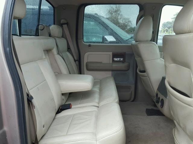 1FTPW12594KA26389 - 2004 FORD F150 SUPER TAN photo 6