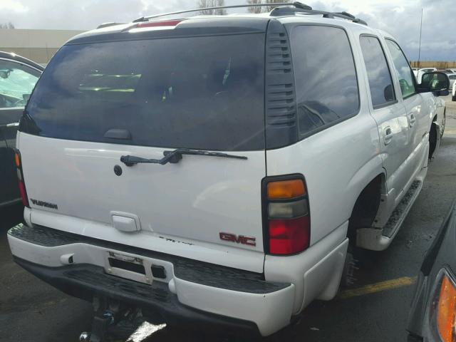 1GKEK63U56J122622 - 2006 GMC YUKON DENA WHITE photo 4