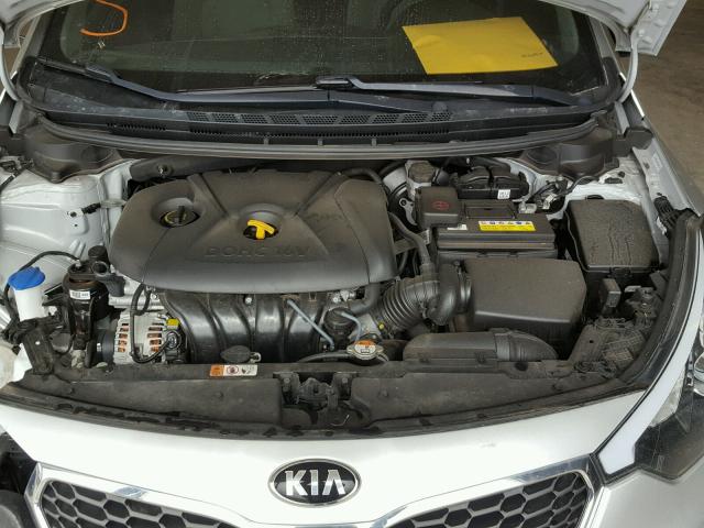 KNAFK4A68F5317323 - 2015 KIA FORTE LX SILVER photo 7