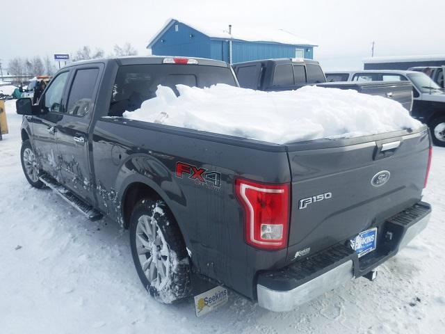 1FTFW1EG2HKD83668 - 2017 FORD F150 SUPER GRAY photo 3