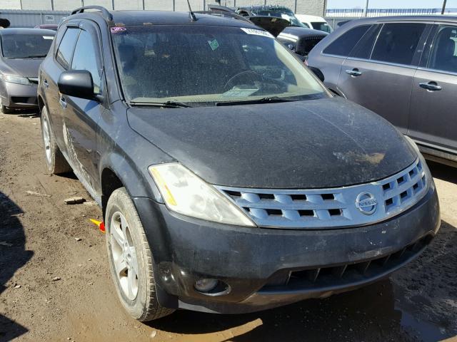 JN8AZ08WX4W312241 - 2004 NISSAN MURANO SL BLACK photo 1